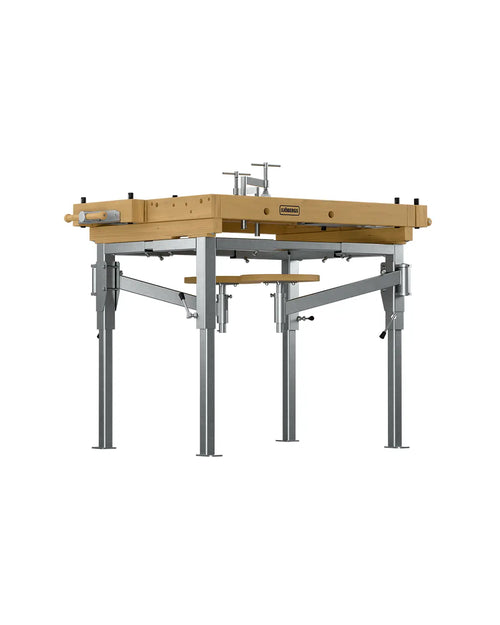 Sjöbergs EDU 1300 mit Stahlgestell 2-Werkstation, mit Hocker