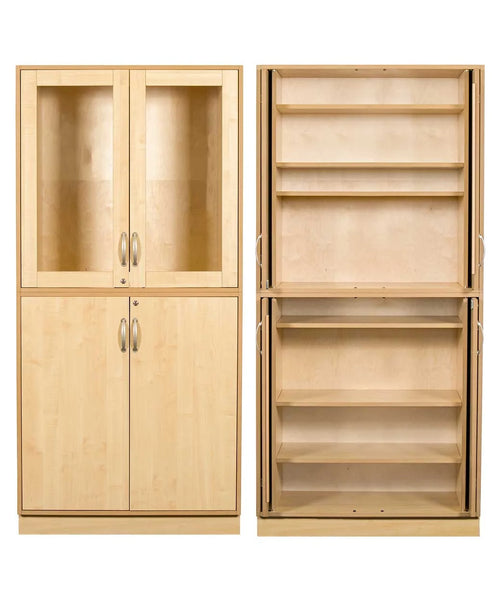 Sjöbergs Schrank 1, Glas-/Birkentür