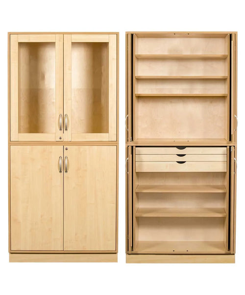 Sjöbergs Schrank 1, Glas-/Birkentür