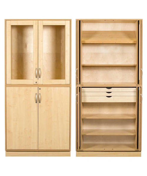 Sjöbergs Schrank 1, Glas-/Birkentür