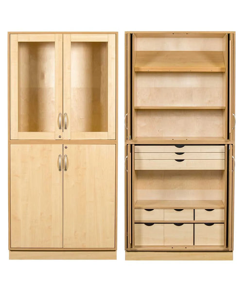 Sjöbergs Schrank 1, Glas-/Birkentür