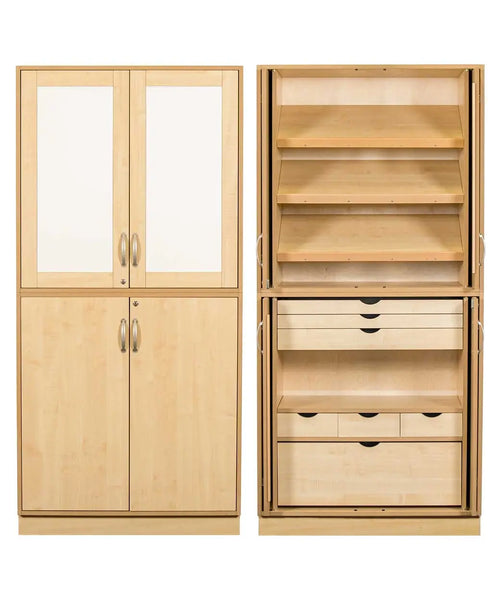 Sjöbergs Schrank 1, Whiteboard-/Birkentür